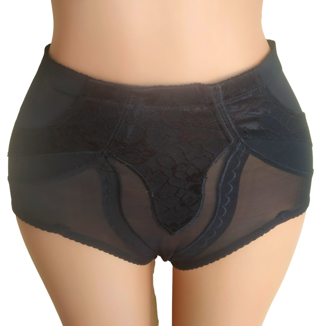 UK 16 -  Unbranded Black Girdle Control Pant