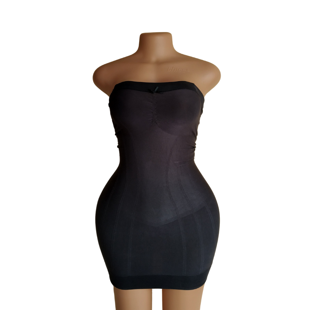 UK 14 - Triumph Black Spandex Control Slip