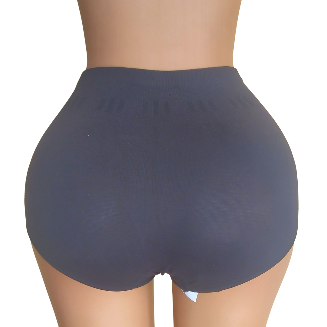 UK 12 -  Unbranded Black Spandex Control Pant