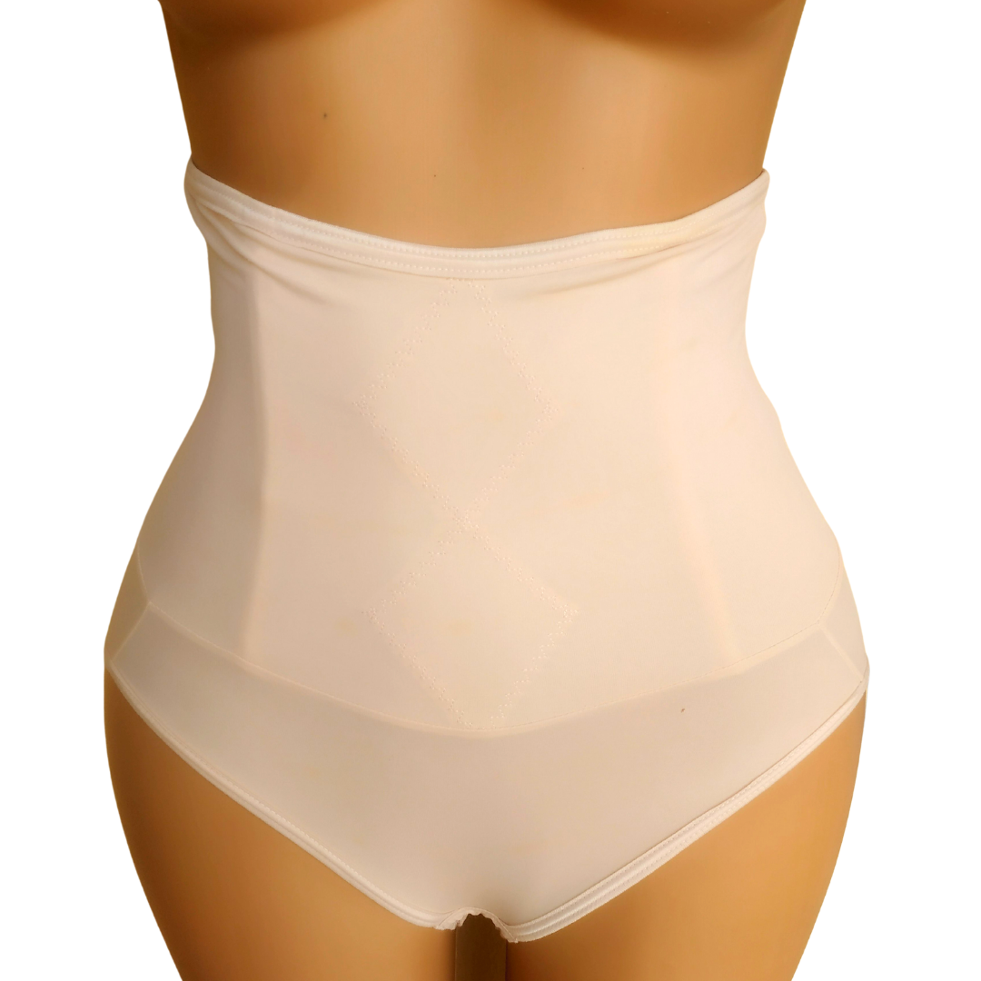 UK 10-12 -  FLEXEES BROWN High Waist UNDER HOOK Control Pant