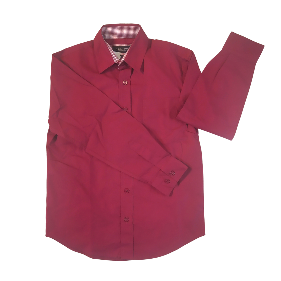 8-9 Yrs - G.O.L Wine Boys Shirt