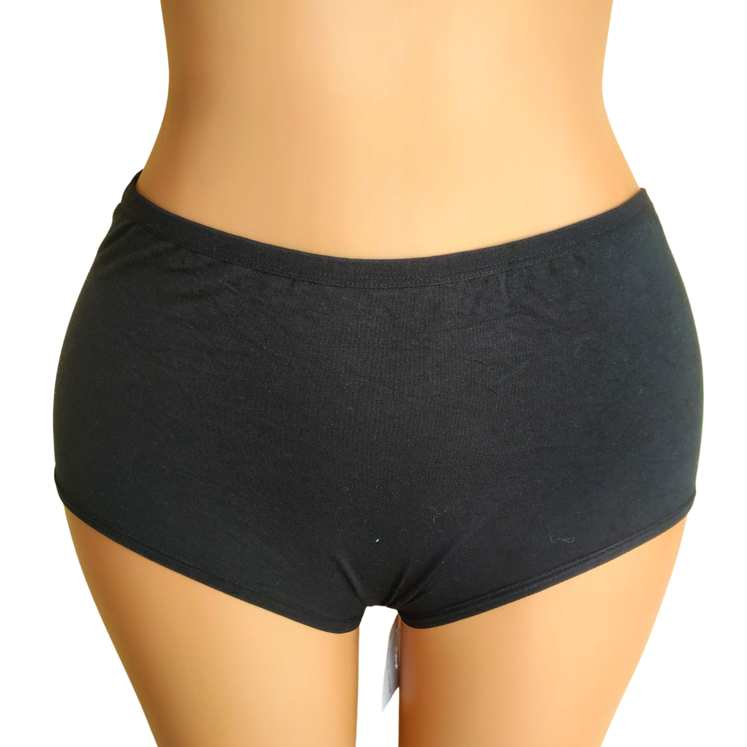 UK 18 -  Unbranded Black Cotton Control Pant