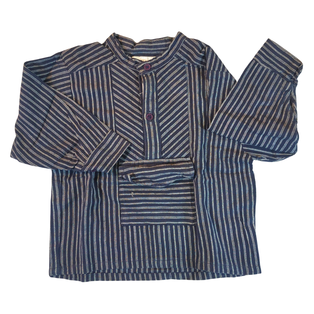 9-12 Mths - Eisenhans Patterned Baby Shirt