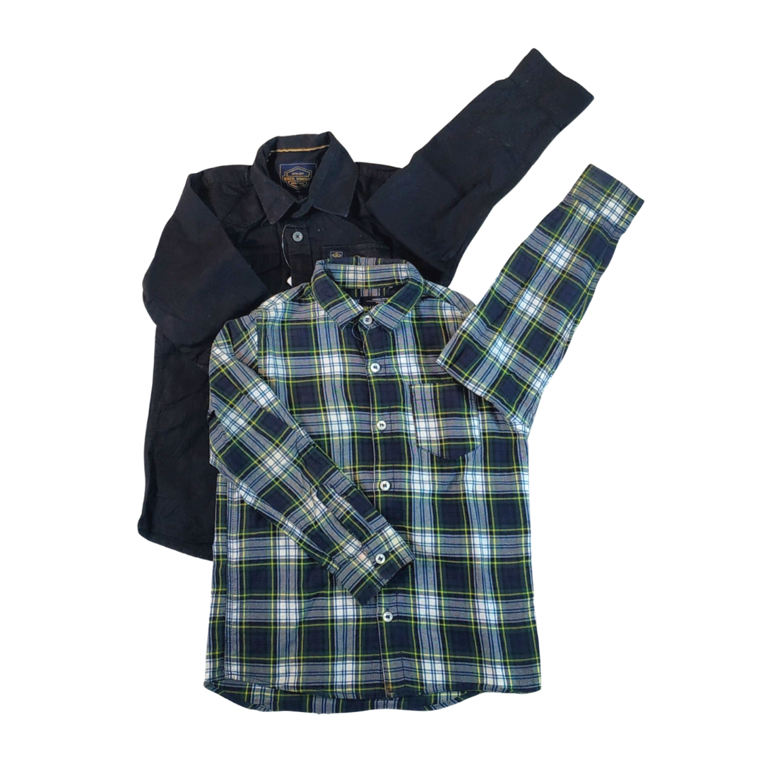5 yrs - Next/Kids Vogue Plain And Patterned Boys Matched Shirts