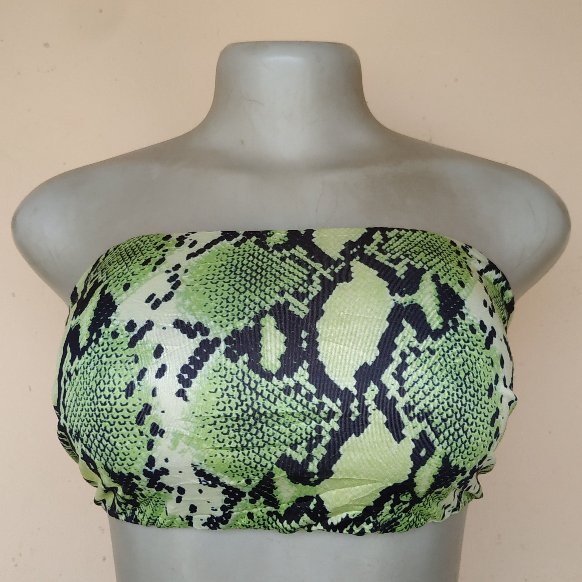 Uk 12 - Unbranded Print Tube Bra Top