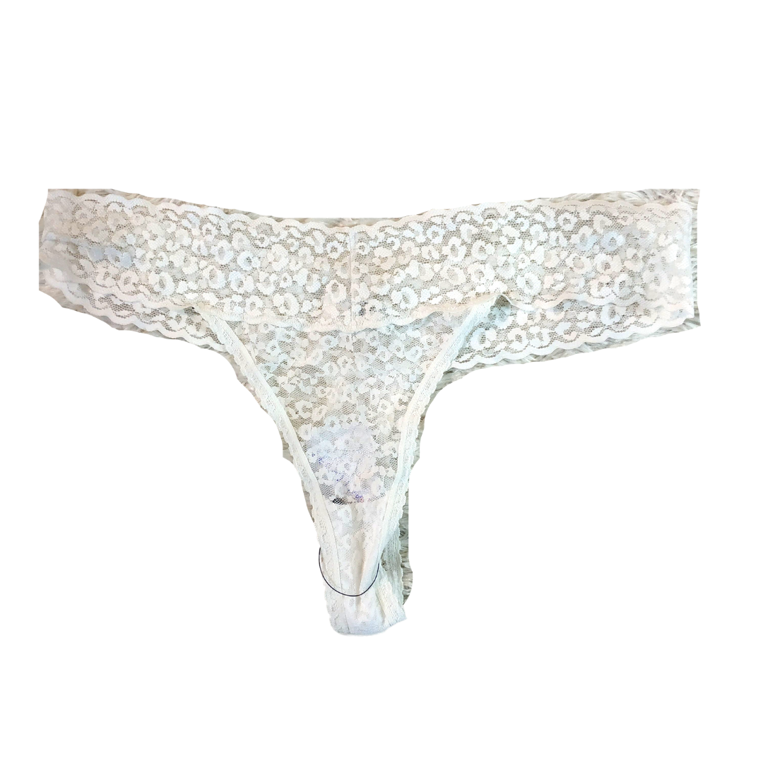 UK 1012 Primark White Lace Panty Okriks