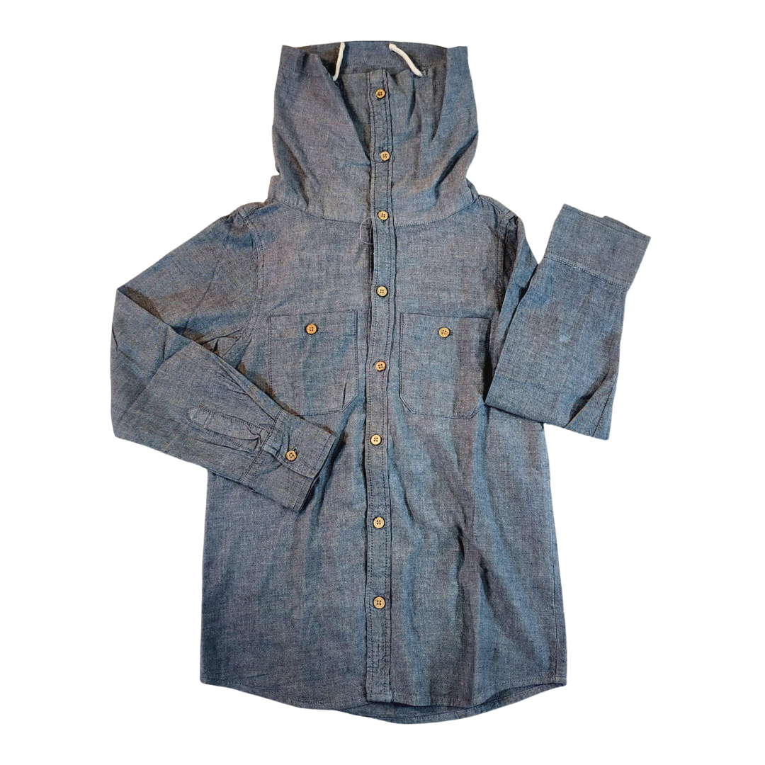 9-10 yrs - Rebel Geometric High Neck Boys Shirt