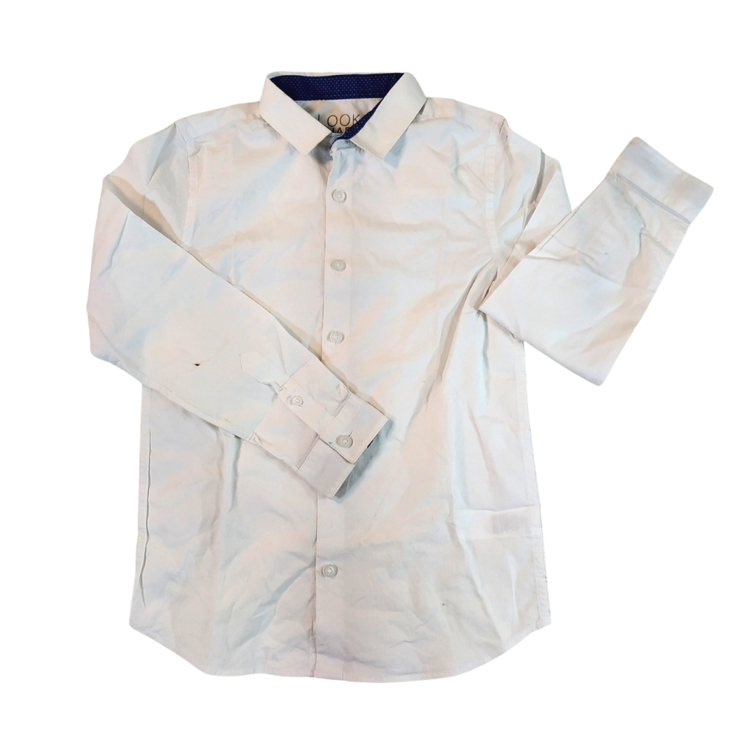 8-9 Yrs - F&F White Boys Shirt