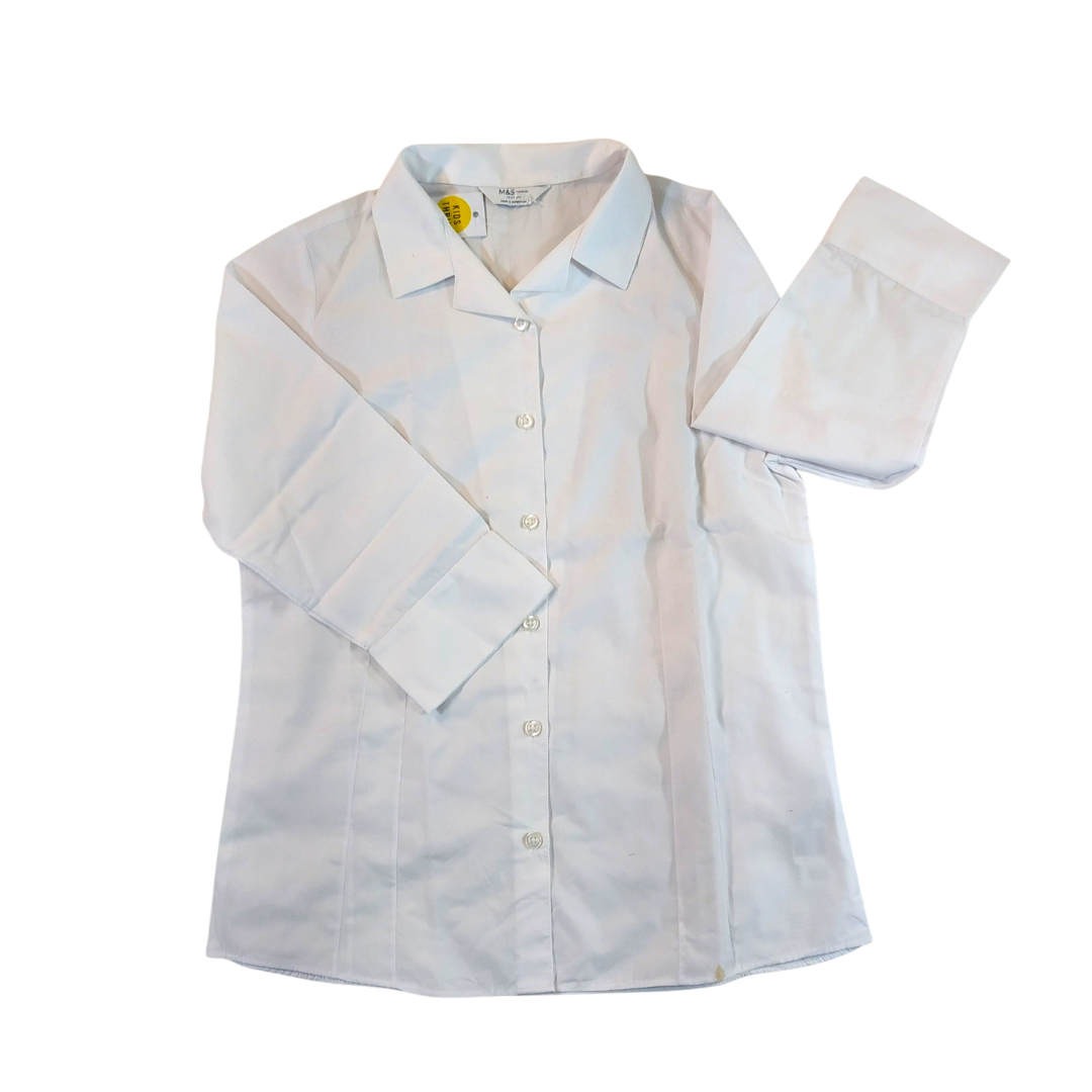 13-14 yrs - M&S White Boys Shirt