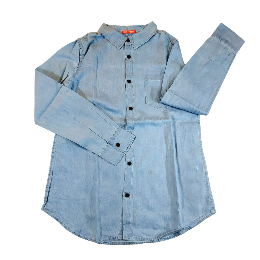 11-12 yrs - Tboe Blue Jean Boys Shirt