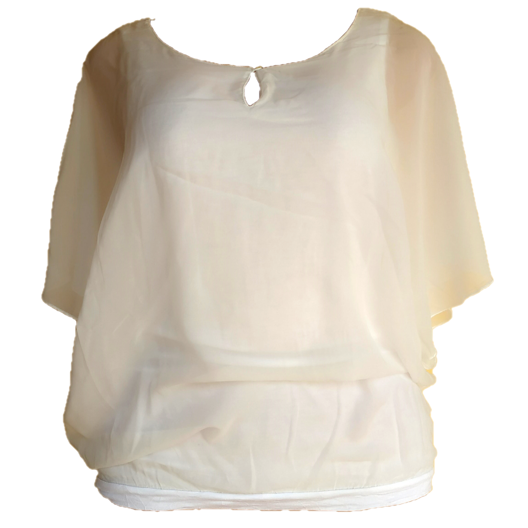 Uk 10 - Tom Tailor White Top