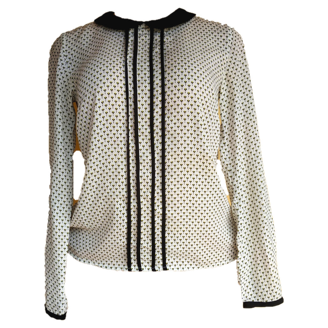 Uk 10 - Reserved Print Top