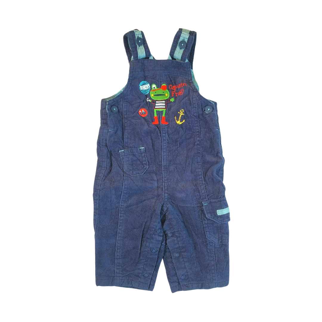 3-6 mths - Marks&Spencer Blue Corduroy Romper