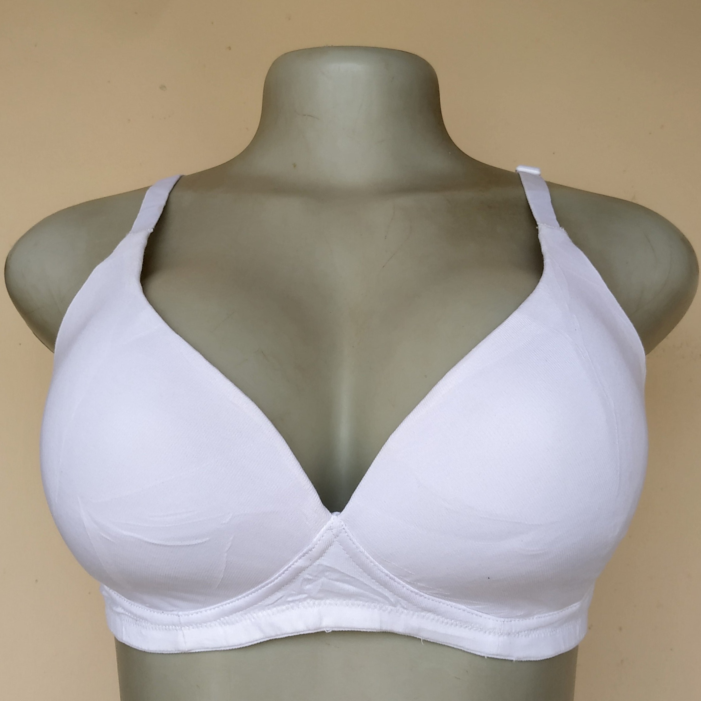 36C - M&S White Cotton Non Wired Bra