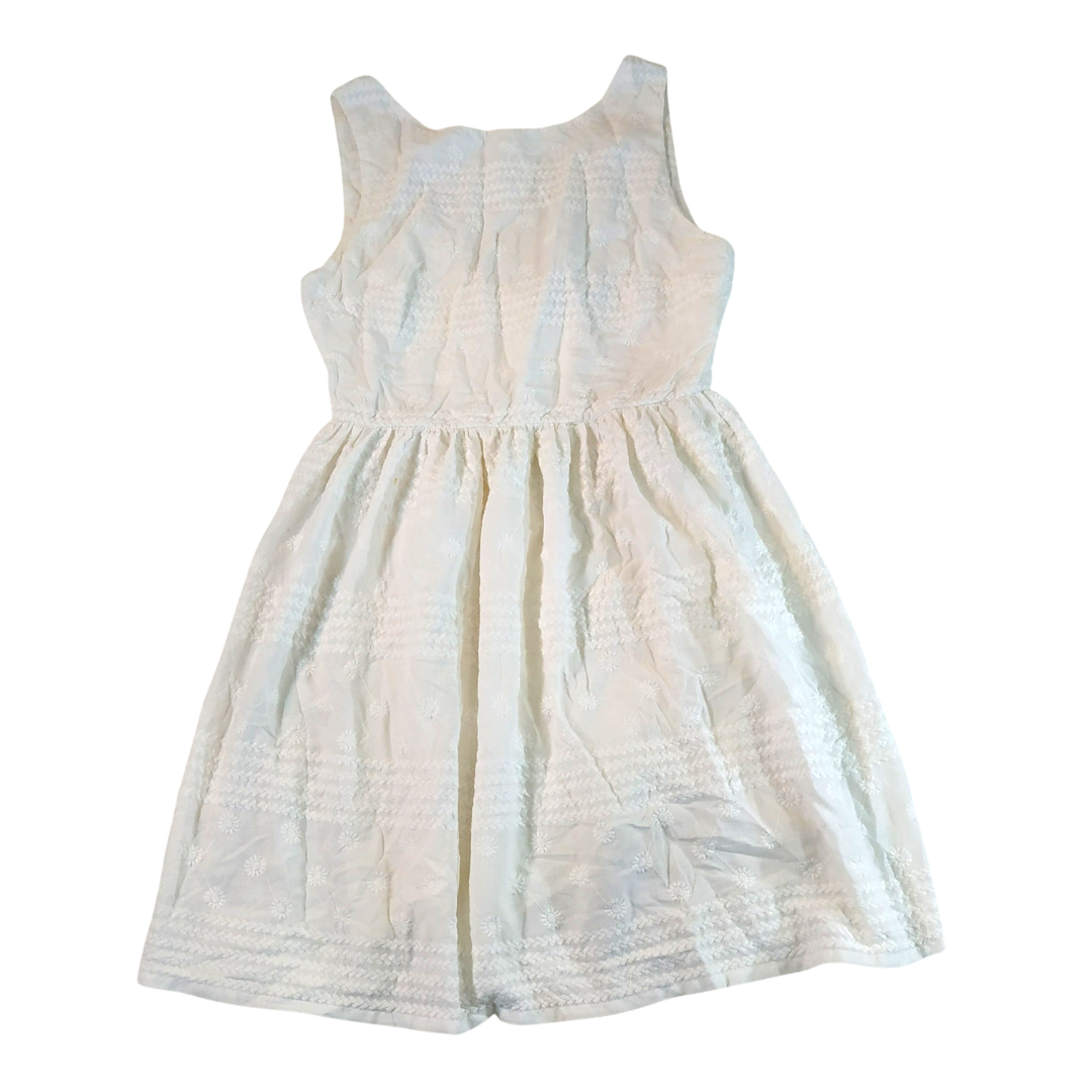 UK 14 - Zara Off White Casual Dress