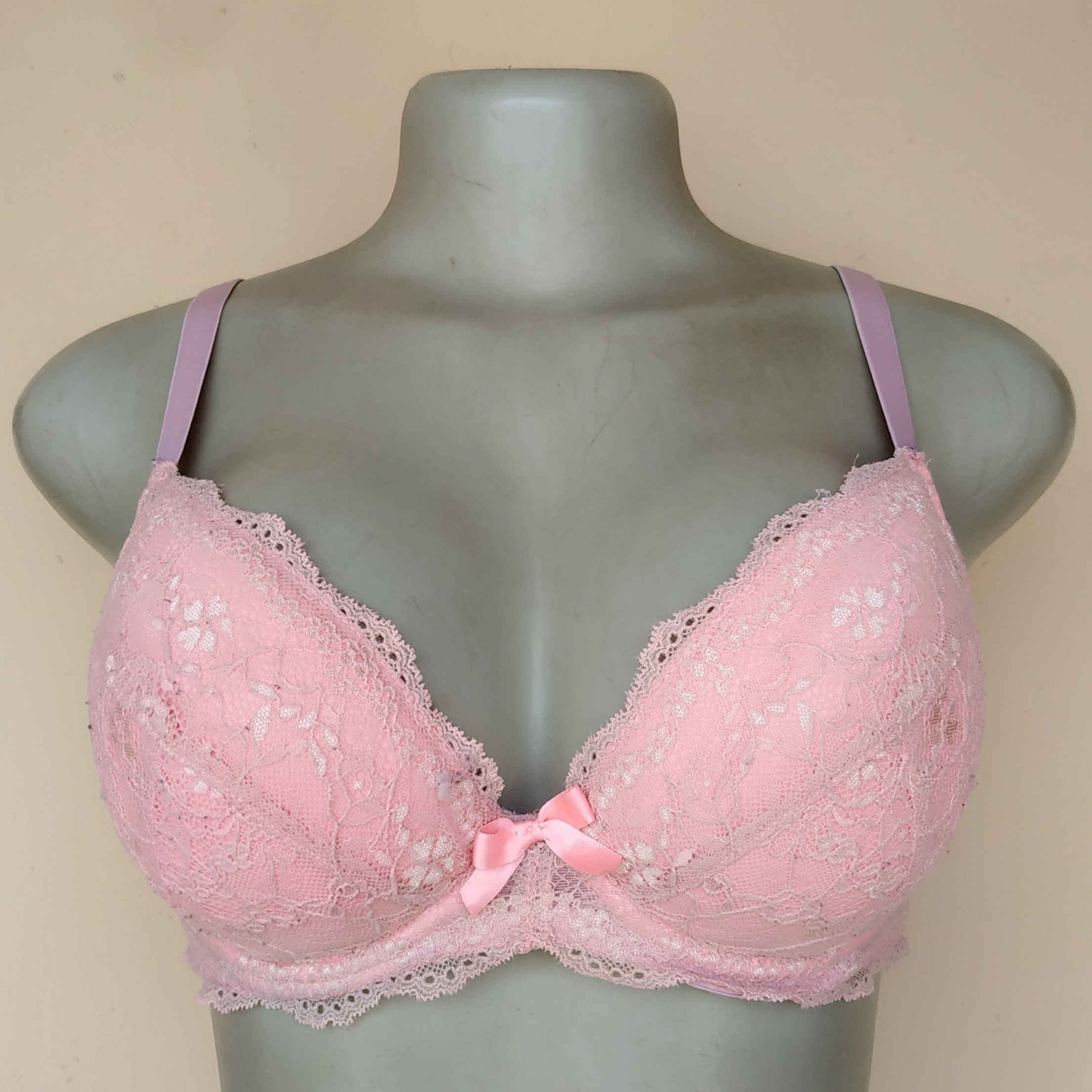 34DD - Boux Patterned Non Padded Bra