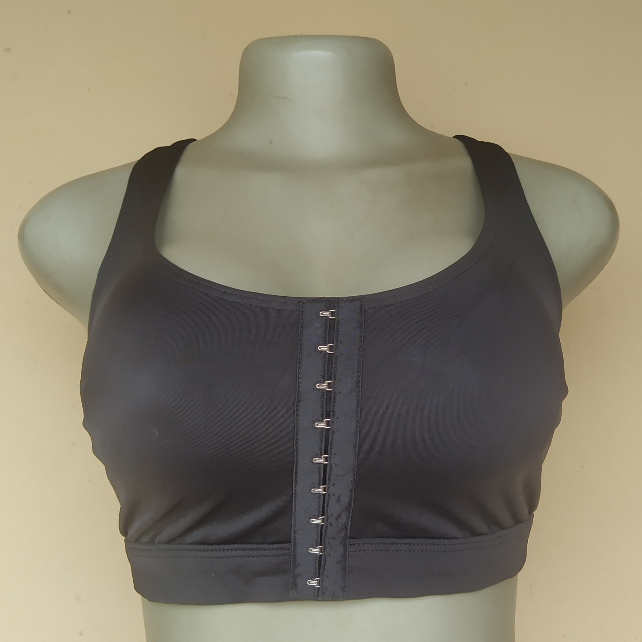 UK 6 - Asos Black Front Hook Sports Bra