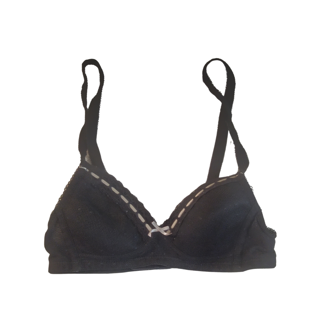 8-9  - Unbranded Black Training Bra
