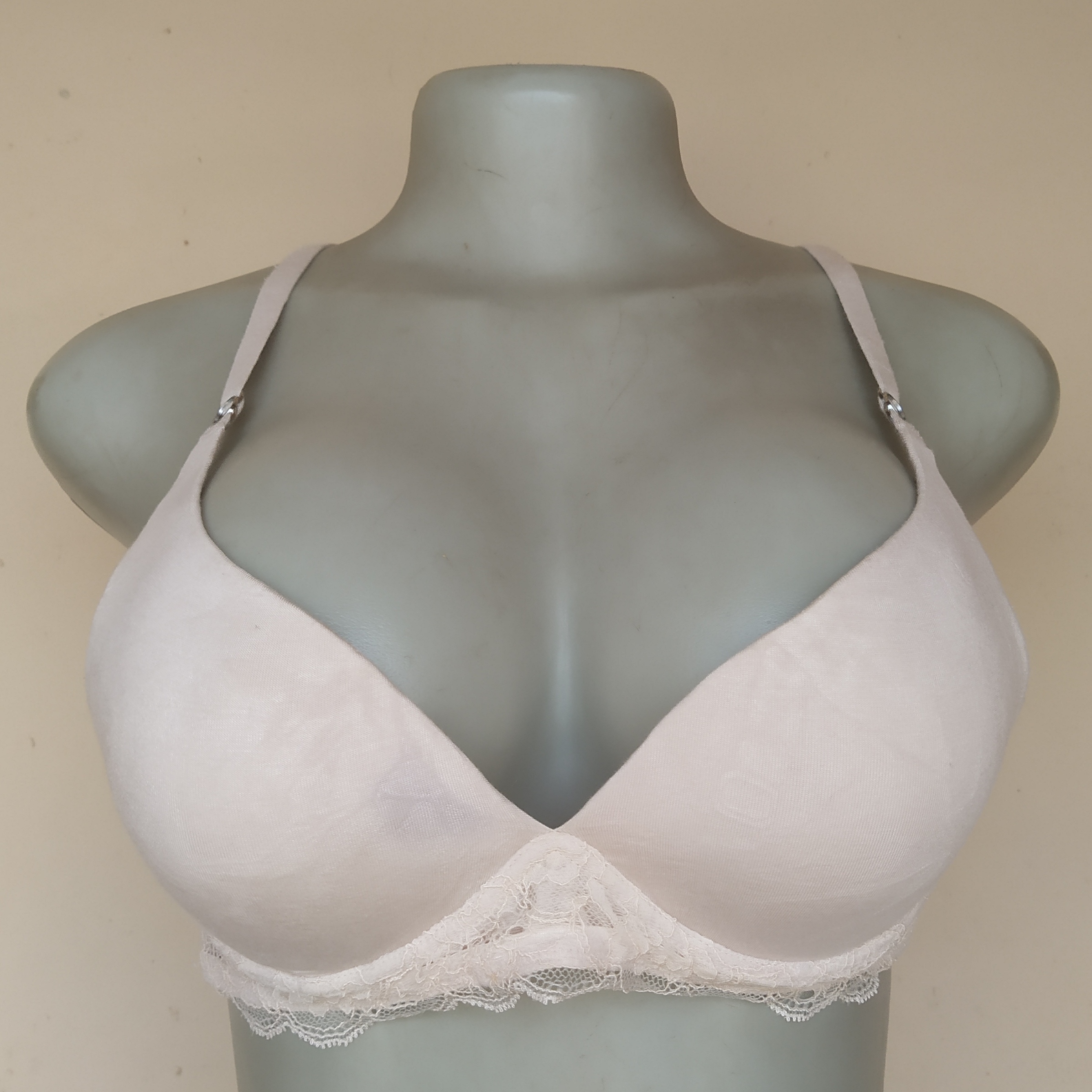 34A - Next Brown Cotton Cross Back Non Wired Bra