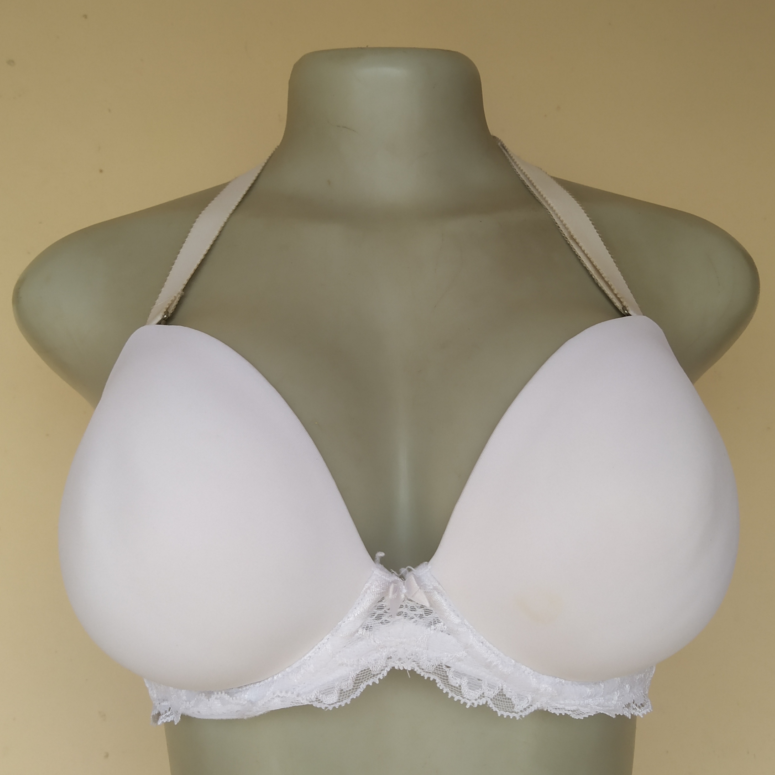 34DD - M&S White Light Padded Bra (Ink)