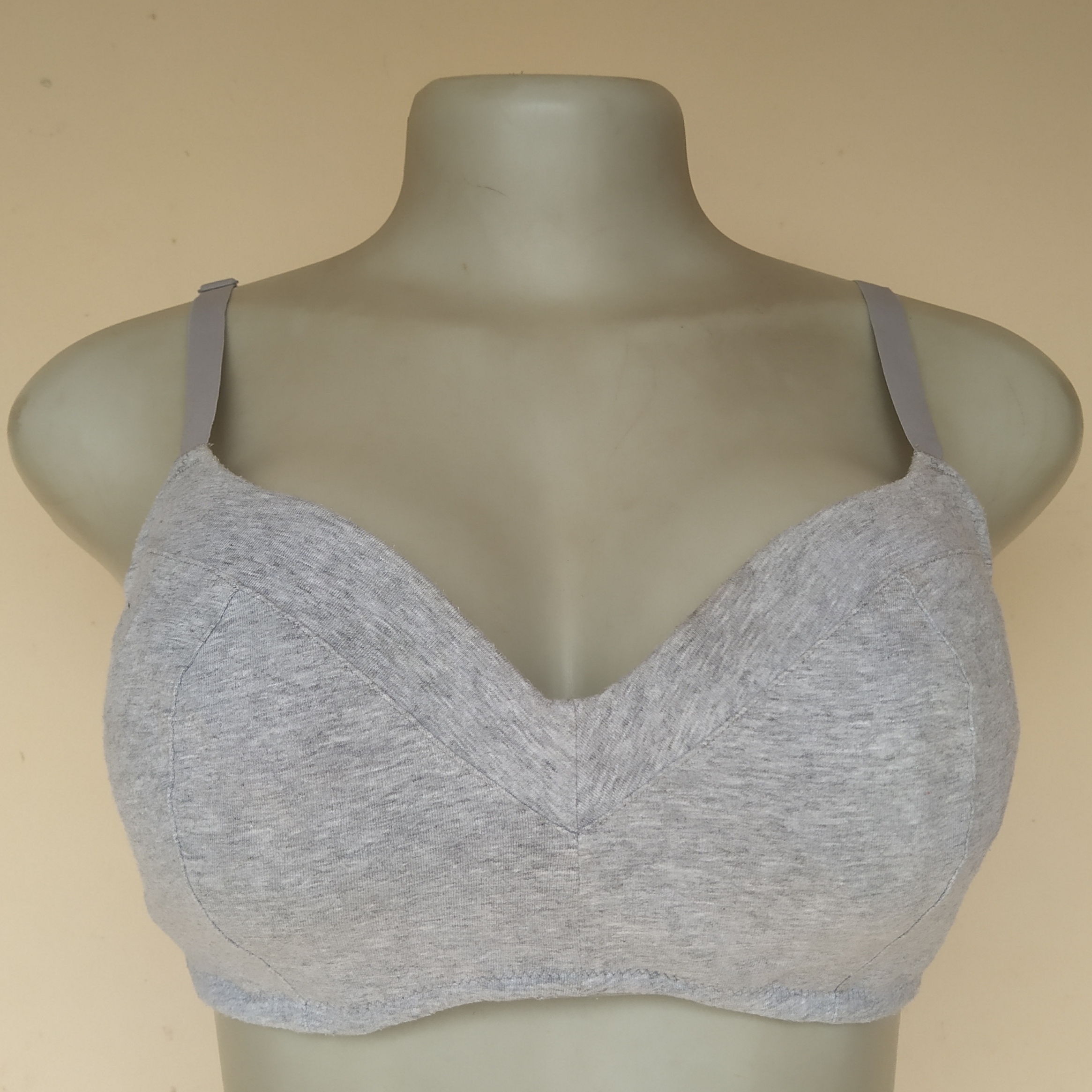 38B - Tu Grey Non Wired Bra
