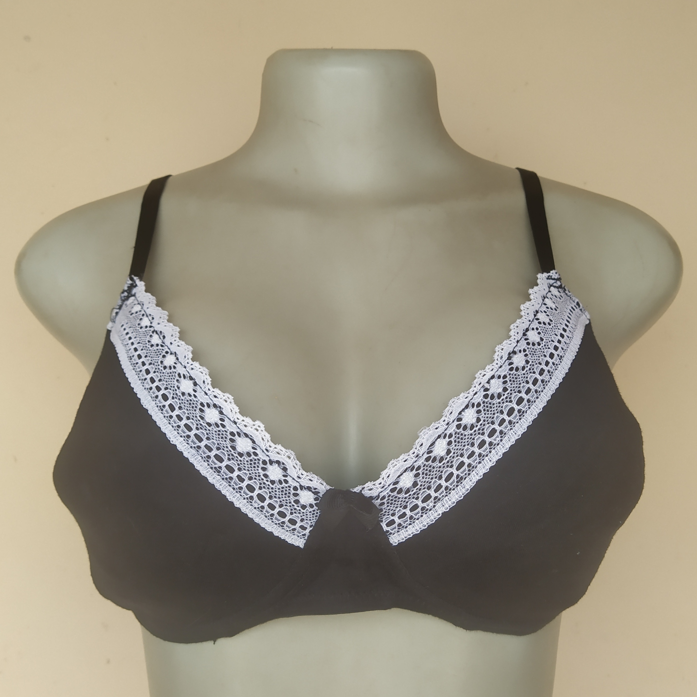 38B - Pep&Co Black Non Wired Bra