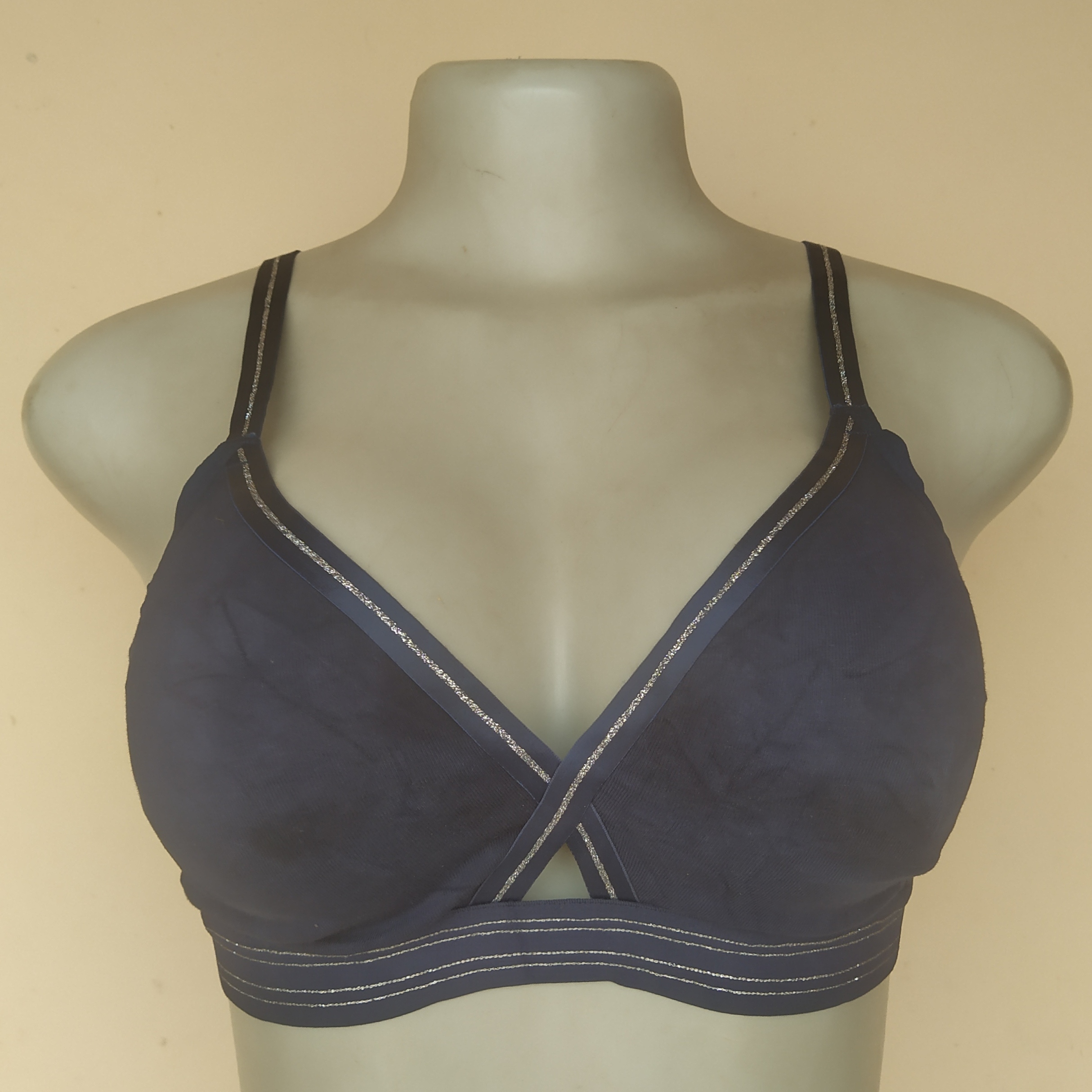 34C - M&S Blue Non Wired Non Padded Bra