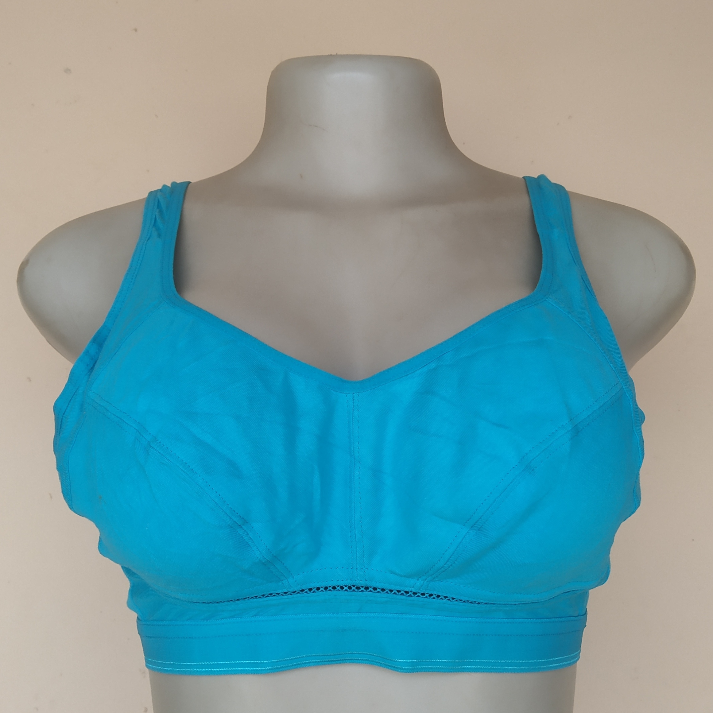38B - Unbranded Teal Non Wired Non Padded Bra