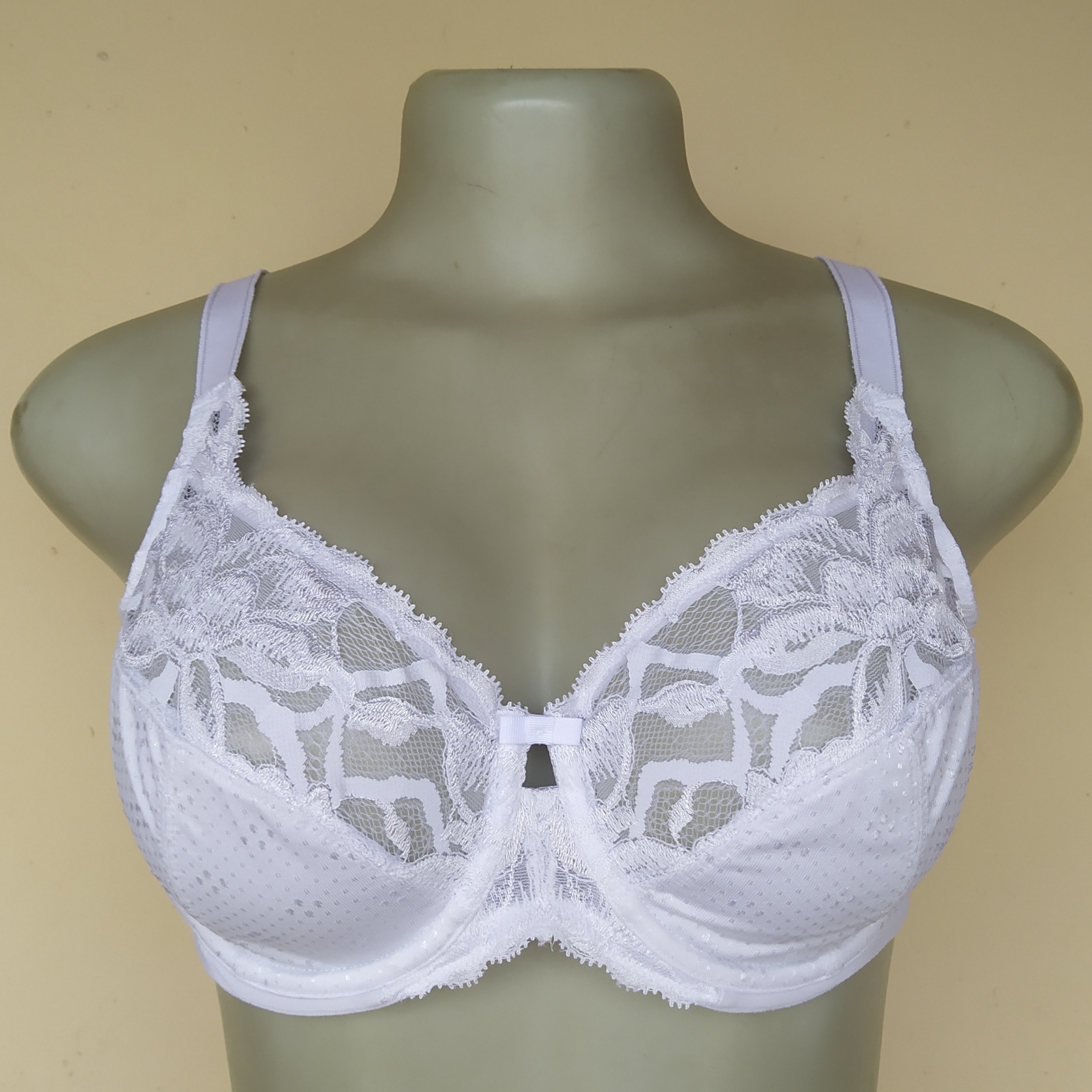 38B - M&S White Non Padded Bra (Ink)