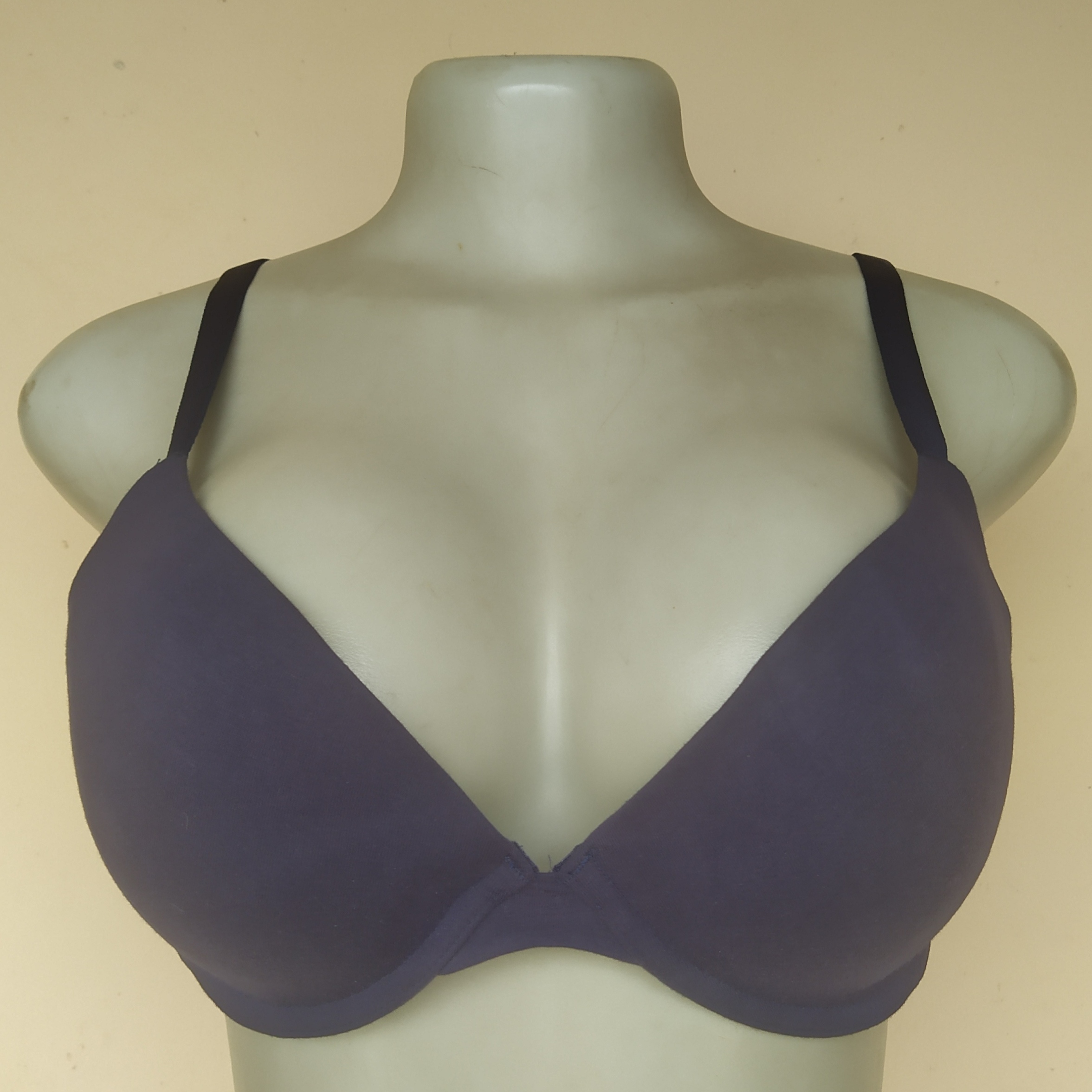 40A - M and S Navy Blue Cotton Light Padded Bra