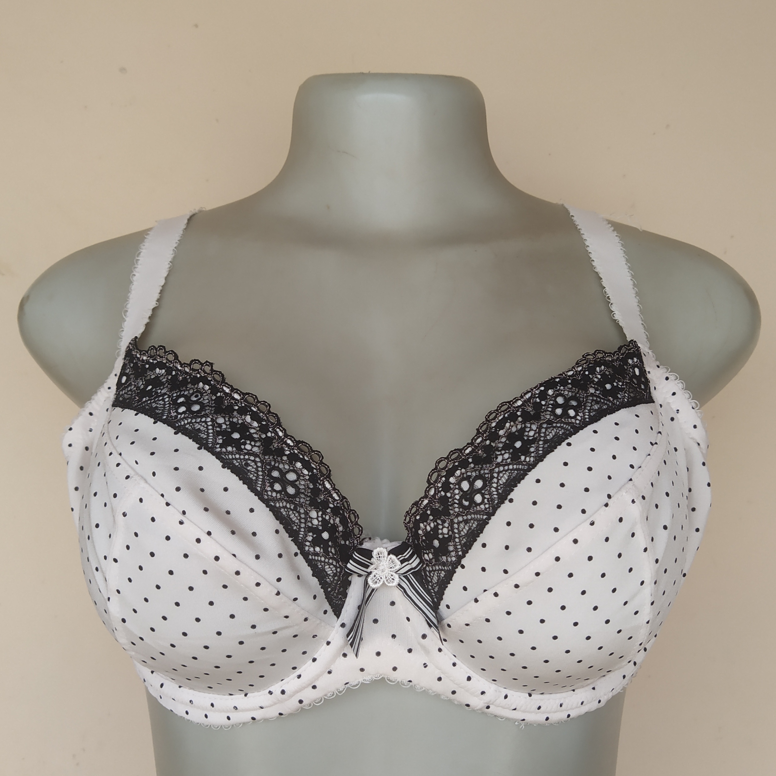 36D - Bpc Print Cotton Non Padded Bra
