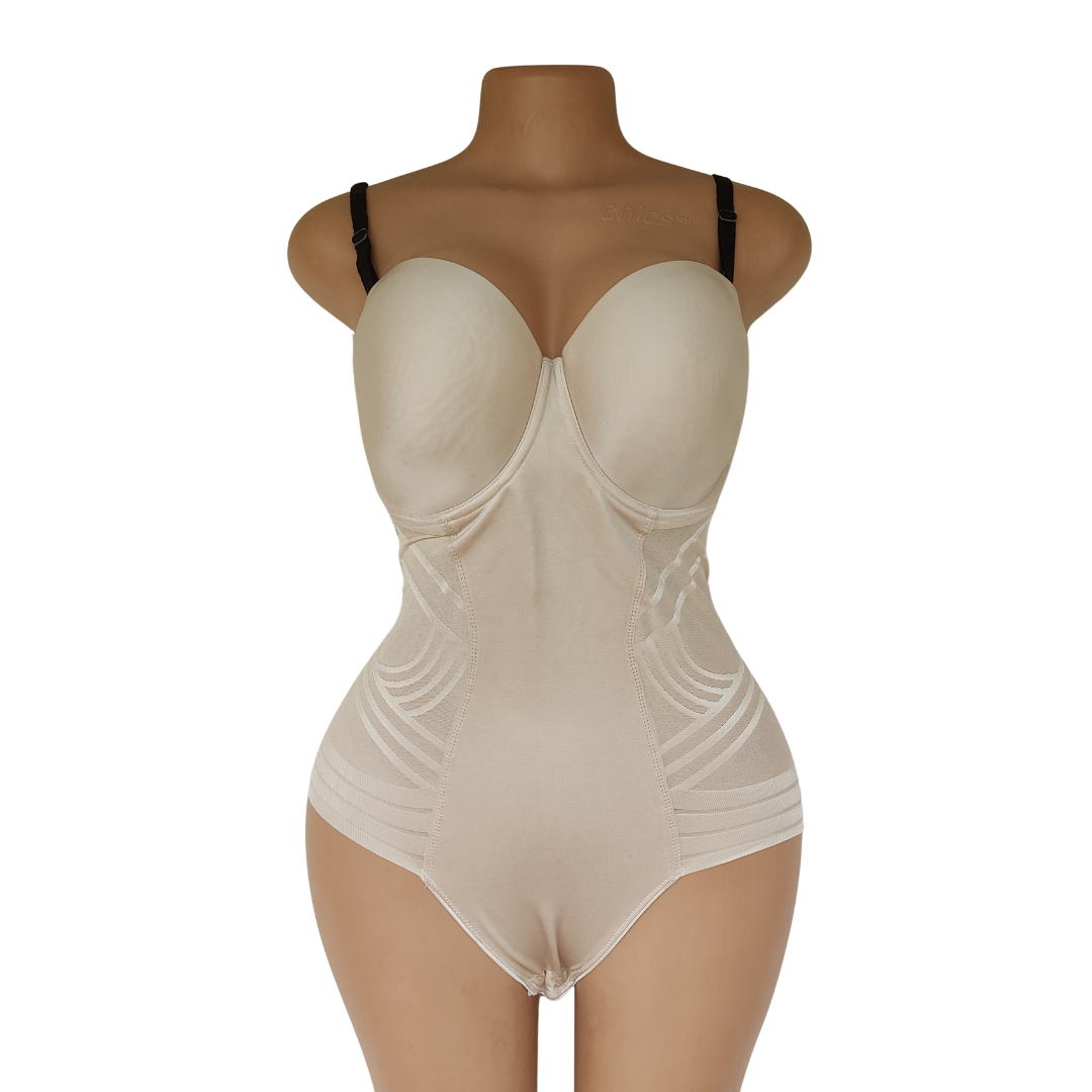 UK 10 - M and S Brown Bodyshaper Bodysuit