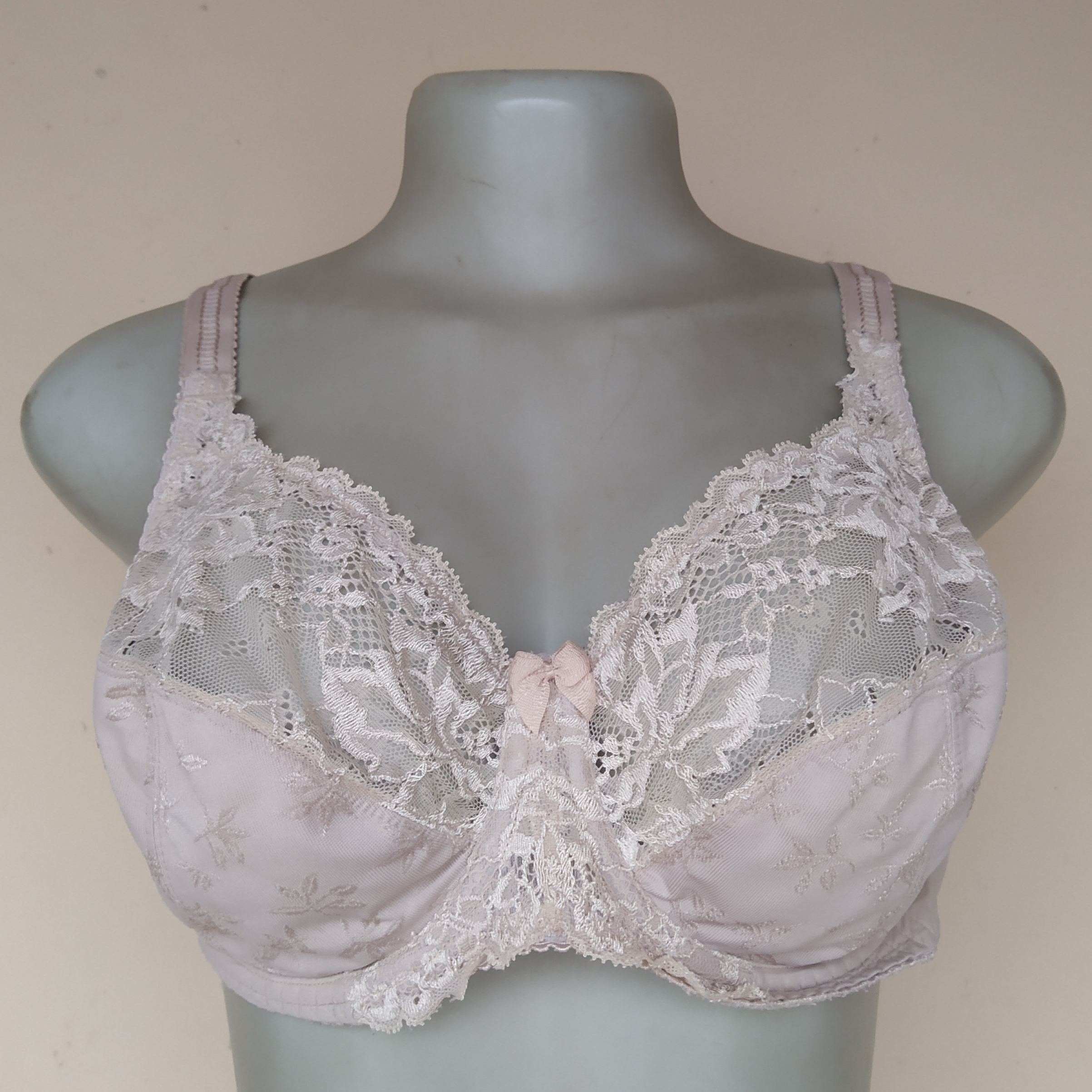 40C-Unbranded Brown Non padded Bra