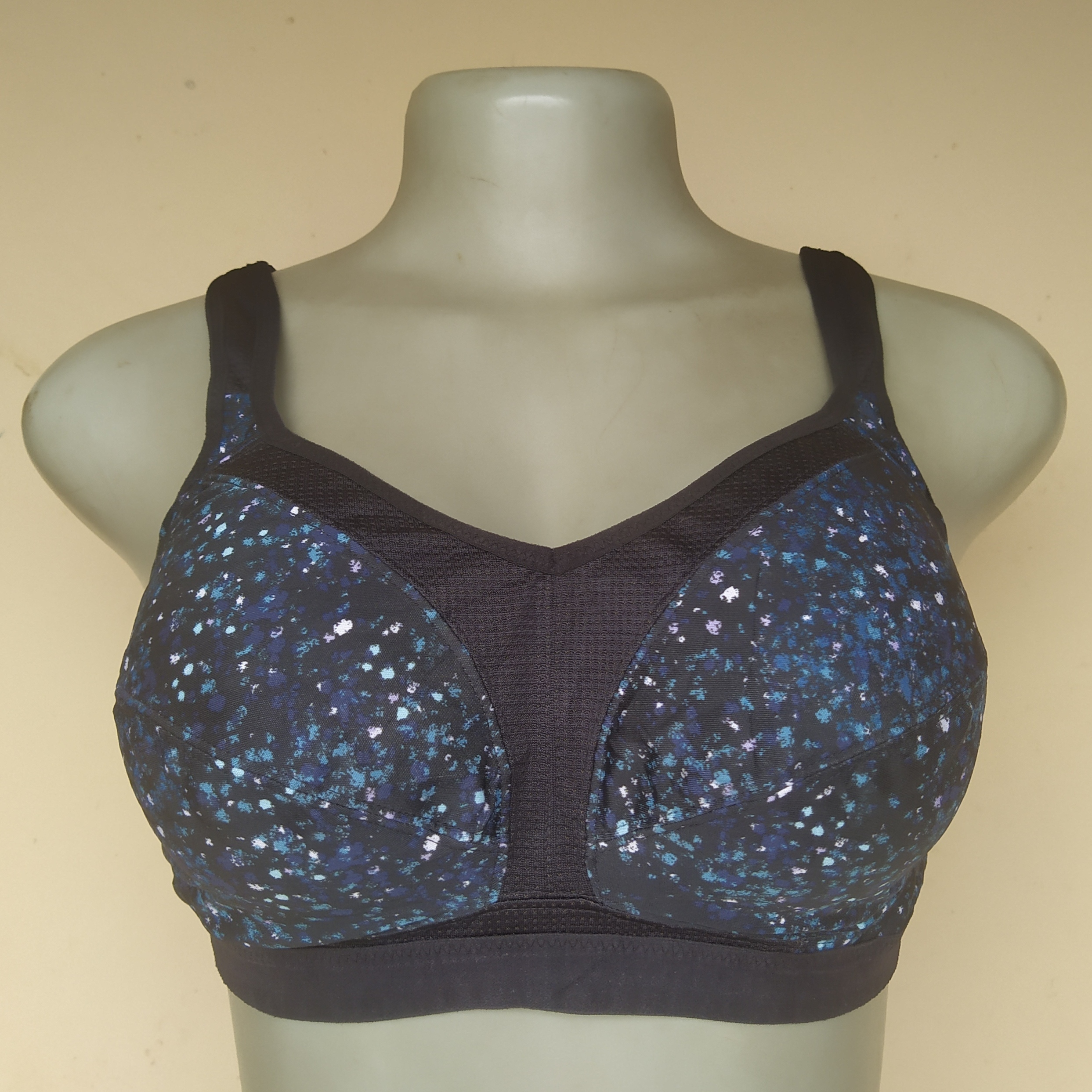 38B - M and S Print Non Wired Non Padded Bra