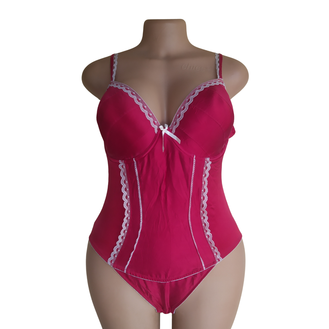 UK 16 - Marks and Spencer Two Color Lingerie Bodysuit(40C Cup)