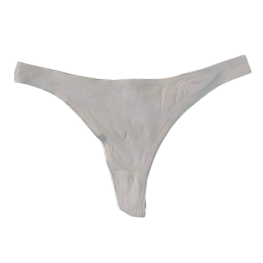 UK 12 - Debenhams White Thong Cotton Panty1