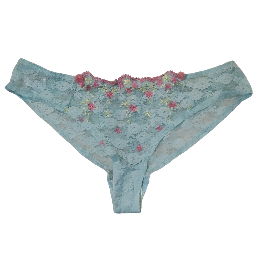 UK 12 - Unbranded Patterned Lace Panty