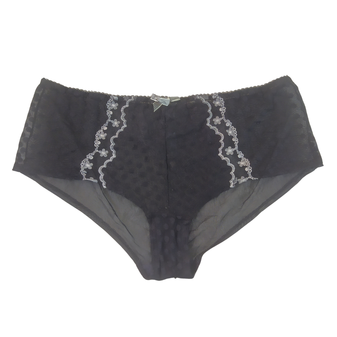UK 14 - Debenhams Black Lace Panty