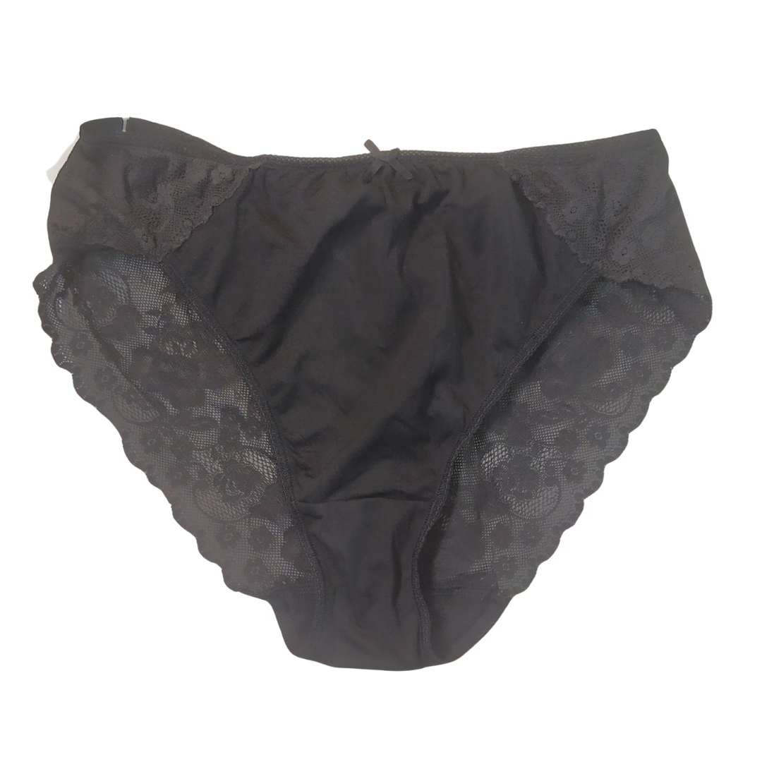 UK 14 - M and S Black Lace Panty