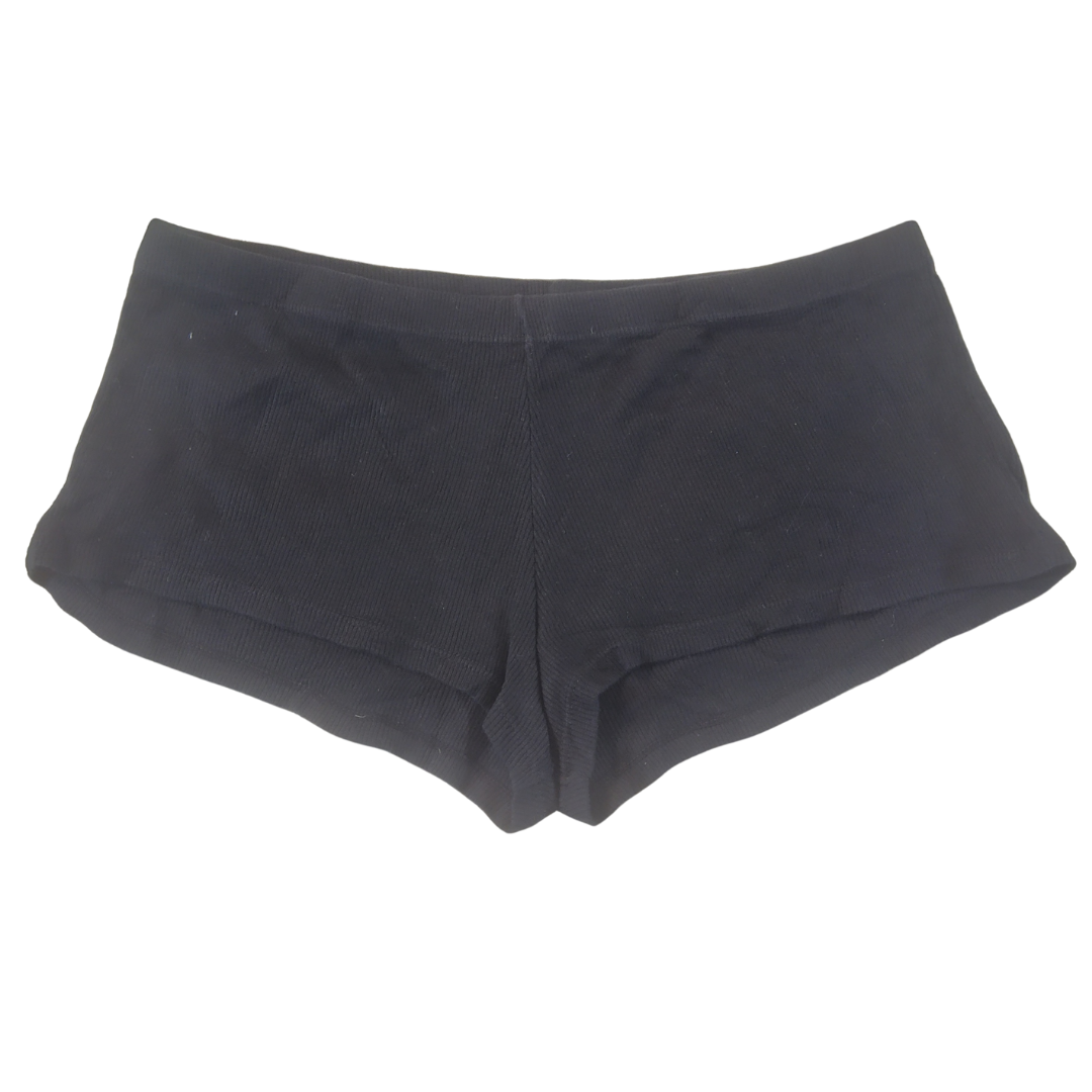 UK 16 - La Senza Black Cotton Panty