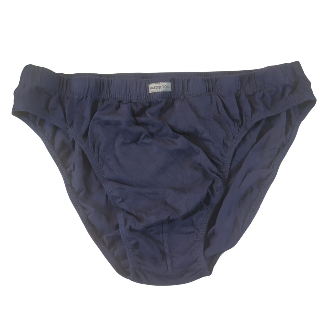 UK 18 - Fruit of The Loom Blue Cotton Panty