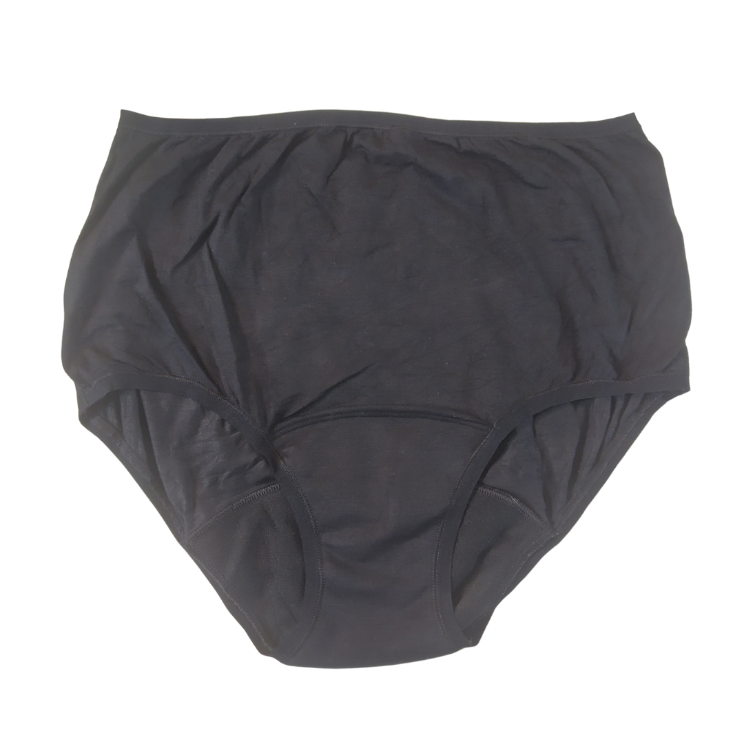 UK 16 - M and S Black Period Cotton Panty