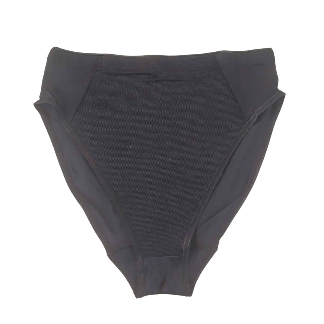 UK 12 - Unbranded Black Lycra Panty