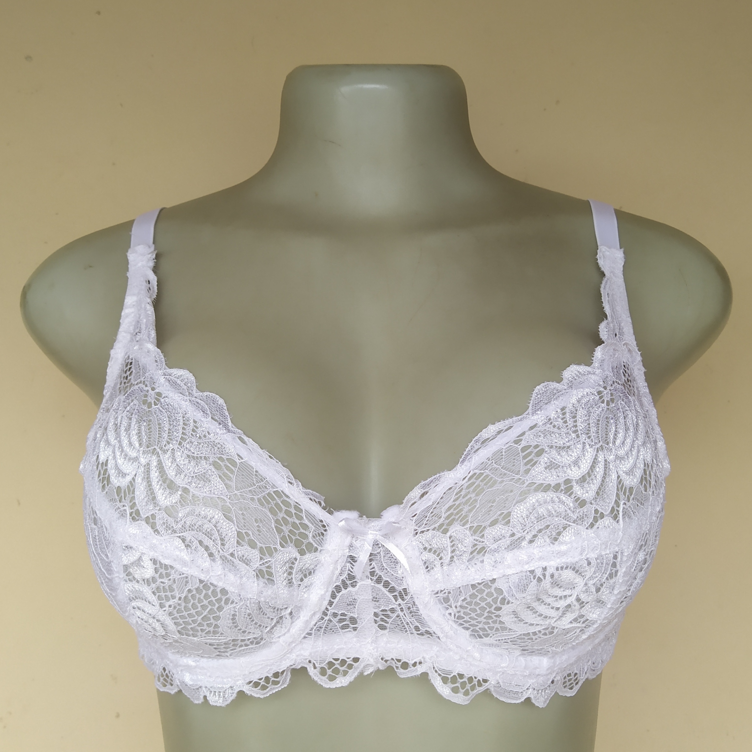 36B - Fabulous White Non Padded Bra