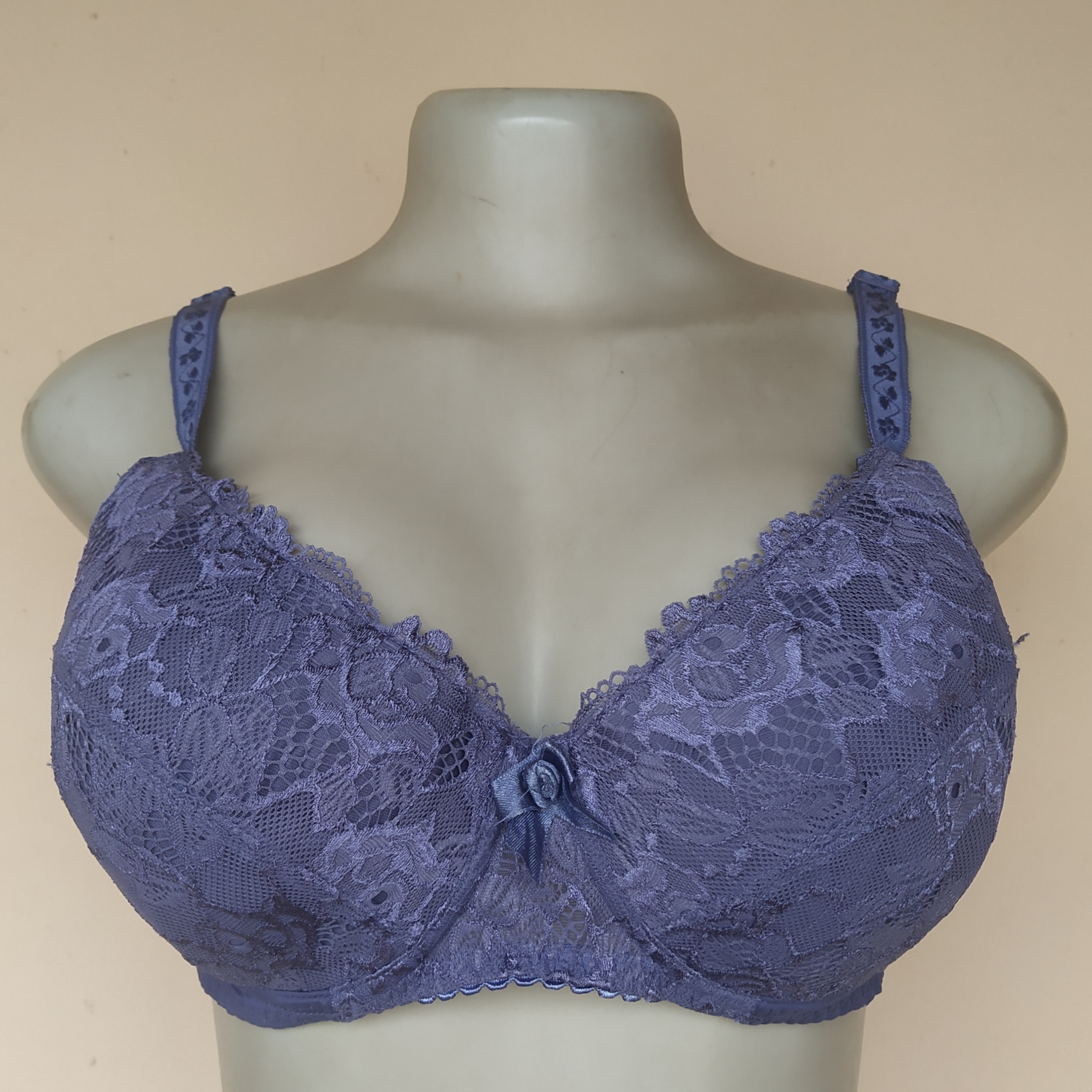 40B - M and Co Patterned Light Padded Bra