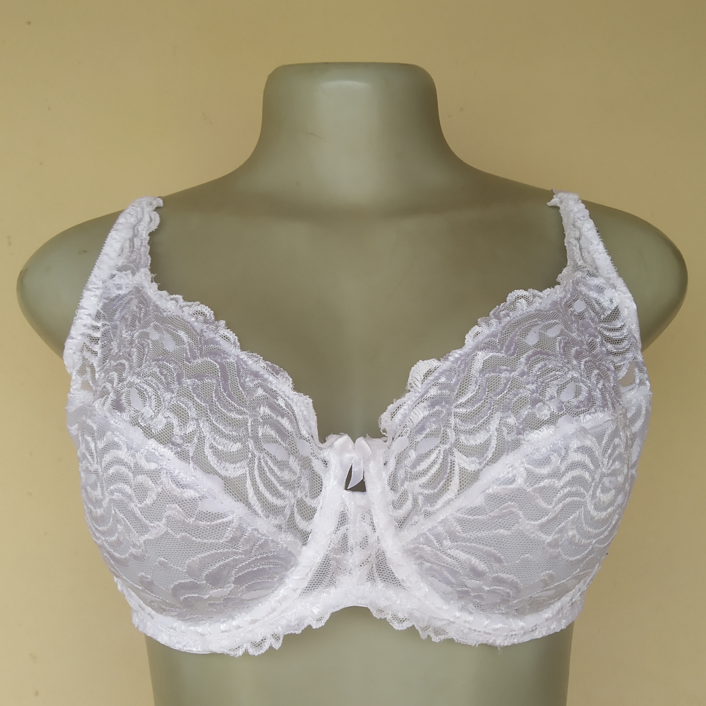 38D - Tu White Non Padded Bra