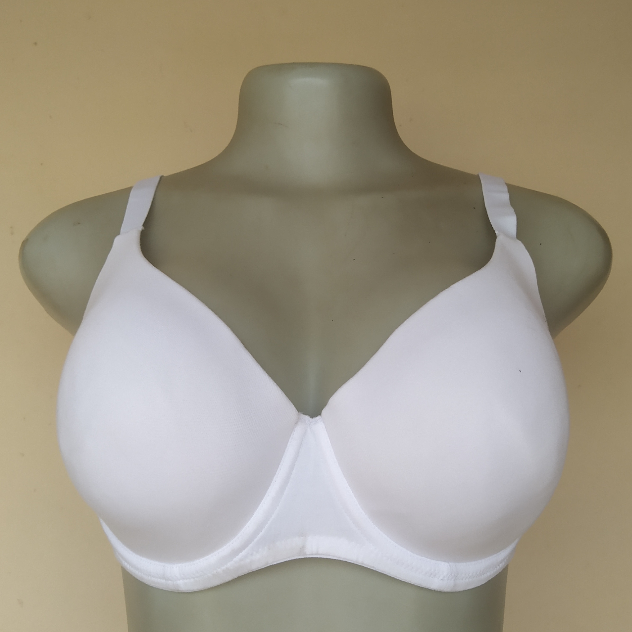 34DD - M and S White Cotton Light Padded Bra