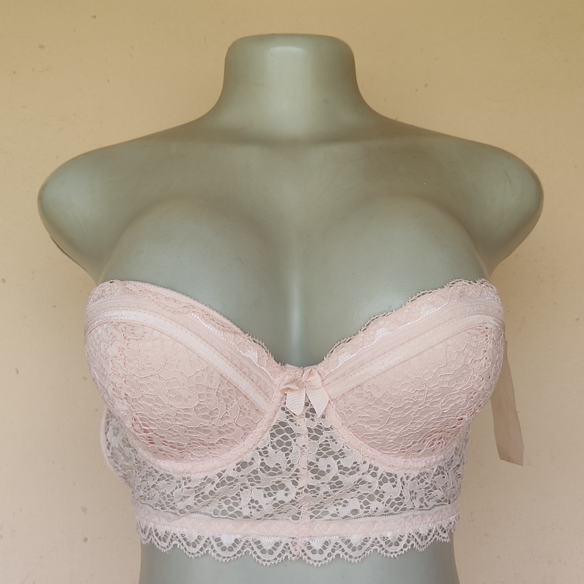 32C - ABI Peach Longline Bra