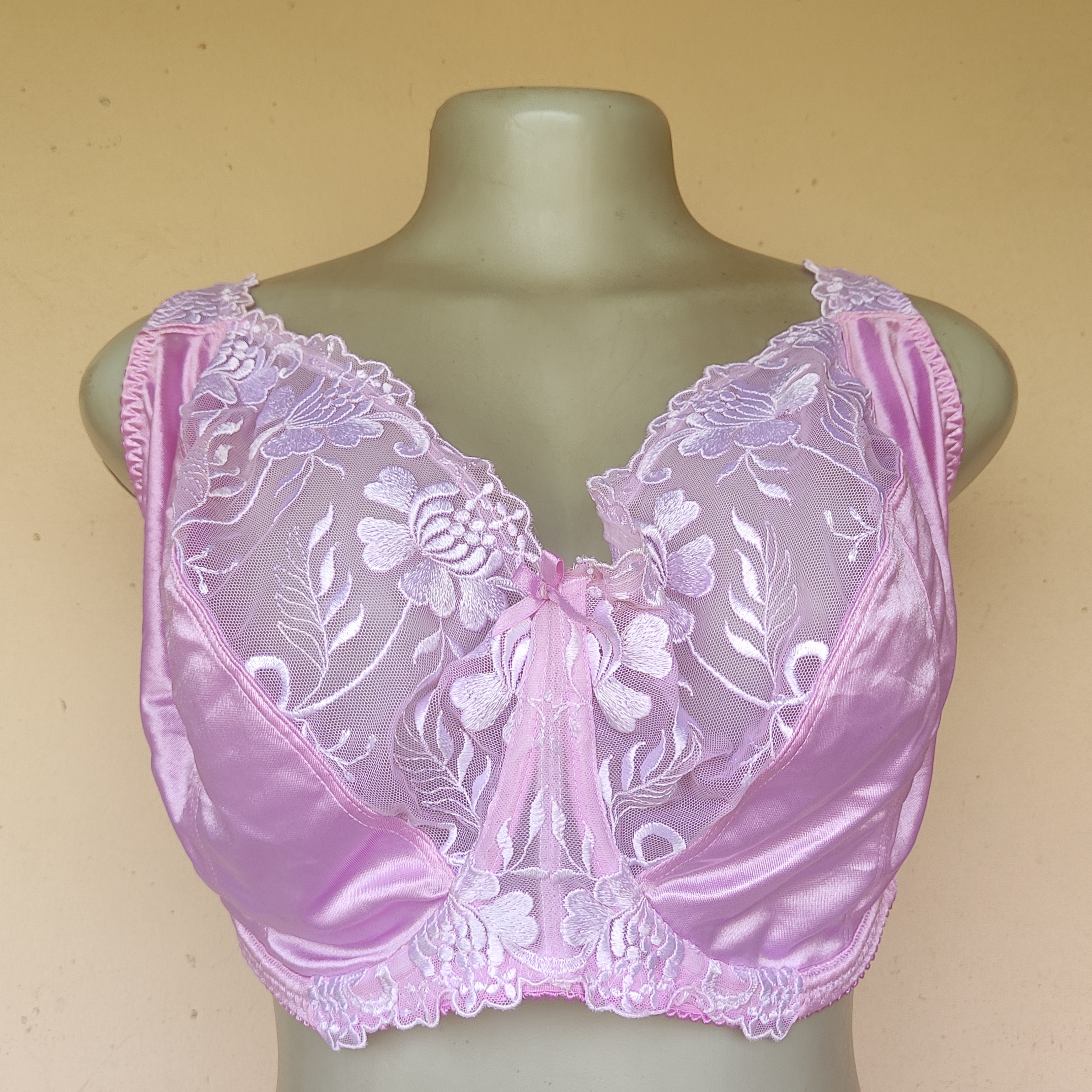 44J - Gemm Patterned  Non Padded Bra