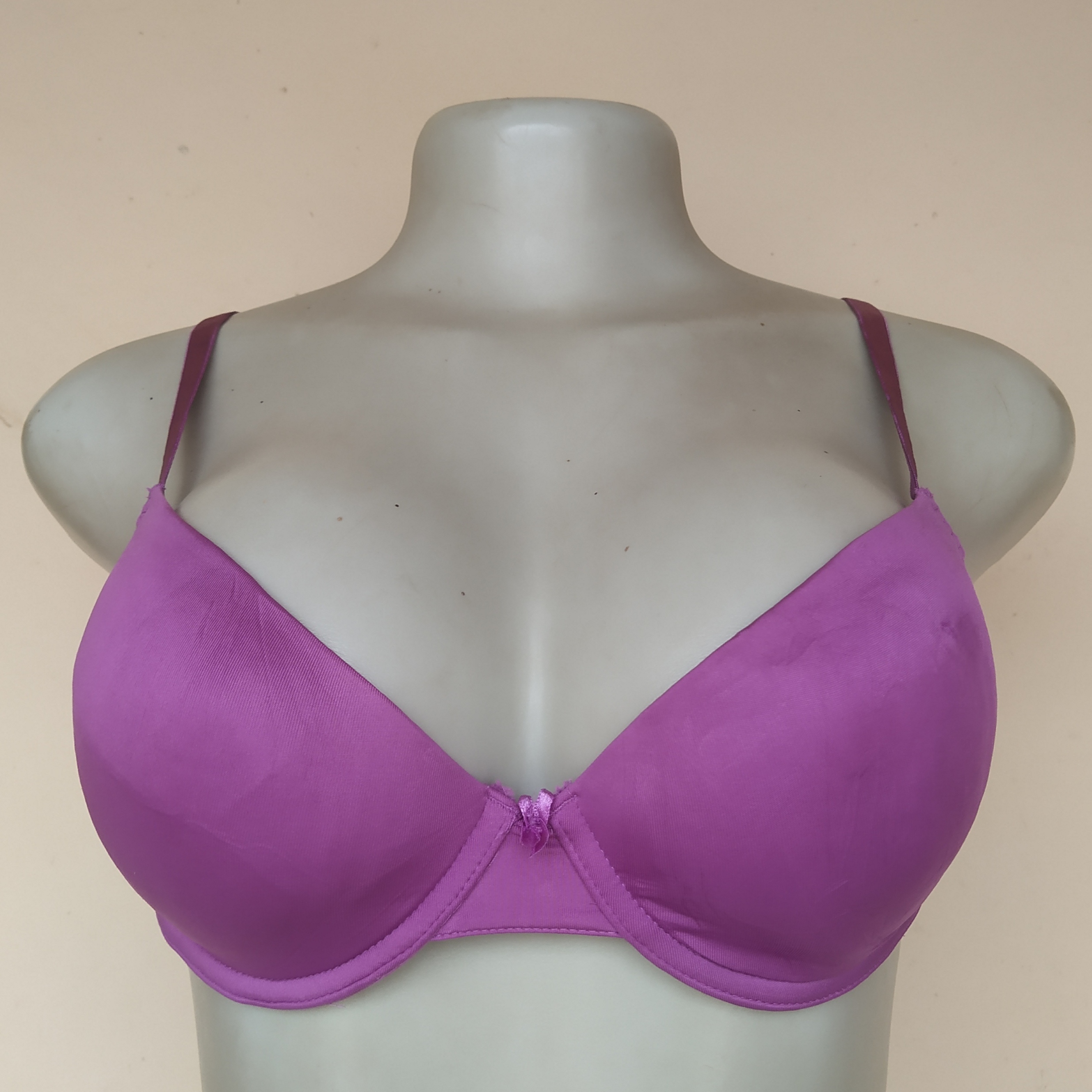 38B- George Magenta Light Padded Bra